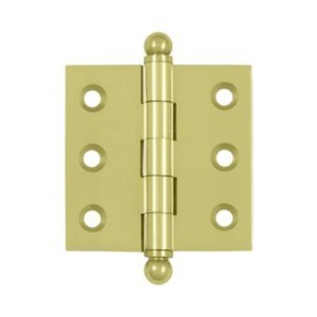 DELTANA CH2020U3 Ball Tip Cabinet Hinge Polished Brass, 10PK CH2020U3-XCP10